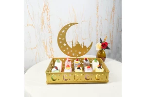 Ramadan and Eid Al-Fitr Tableware Storage Trays Decorative Items & Muslim Products From Middle East Handcrafted Metal Crafts