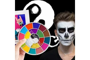 Cross-Border New Style Body Paint Face Paint Children's Stage Makeup for Halloween Christmas Cream Makeup for Body Painting