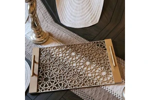 Hot Sales Ramadan Activities Party Decoration Food Storage Container Islam Eid Mubarak Tray Table Ware Accessories