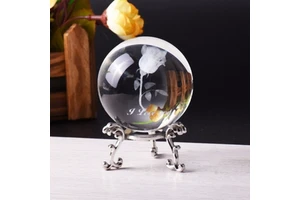 Crystal Ball Oval Shape Love Theme Fashion Trend Decorative Gift for Girls Birthday Valentine's Day Wedding Other Occasions