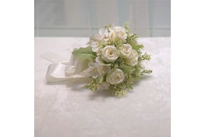 Best Selling Wedding Party Simulation Flower Decoration Table Centerpieces Fake Flowers Bride Bridesmaid Hand Bouquet