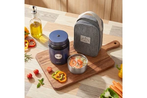 Tafuco 800ml Extremely Durable Vacuum Insulated Thermal Food Jar With Double Wall Stainless Steel Lid And Attach Bag