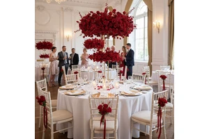 GNW Luxury High Quality Elegant Wedding Flowers Decorations and Centerpieces Set Artificial Real Look Customizable