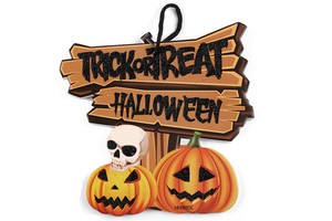 Halloween Hanging Wall Decoration 'trick or Treat' Lettering Party Event Supplies