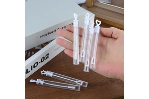 Birthday Send off Party Favors Empty Mini Heart Plastic Bubble Wands 1 Color
