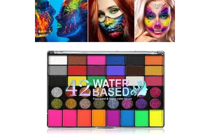 42 Color Water-based Body Face Paint Face Makeup Festival Halloween Art Christmas Party Face Painting
