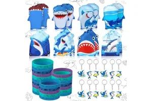Party Favor Set Kids Party Drawstring Bag Gift Bag Wristband Party Supplies Keychain