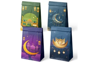Whole Sales Ramadan Decorations 2025 Party 12pcs Ramadan Moon Gift Boxes