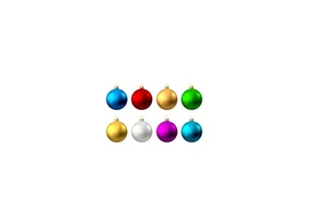 Colored Design Christmas Ornaments Ball for Christmas Decorations Christmas Hanging Baubles Customized Design Available