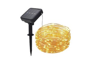 Wholesale Solar Led Christmas Decorative Light Strings Ip65 Plastic Body Outdoor Patio Ground Plug Wire Lights LED Lights