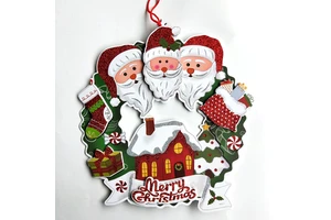 Christmas Ornaments Christmas Decorations Santa Claus Christmas Door Wall Hanging Pendant Children Xmas Gifts