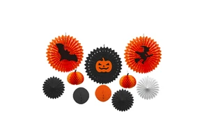 Hot Selling Handmade Wholesale Halloween Decorative Honeycomb Tissue Paper for Festive Indoor Use