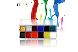 Hot Selling Neon Face and Body Paint Palette Halloween Kids Face Painting Supplies