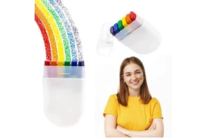 Party Festival Children Fans Makeup Face Paint 6 Colors Rainbow Finger Paint Stage Painting DIY Body Art