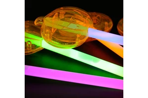 Kids Halloween Party Light-Up Pumpkin Wand Colour Chemical Glow Stick Graduation Decoration