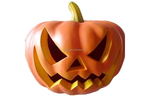 Outdoor Fiberglass Halloween Pumpkin Decoration