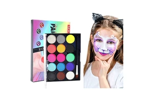 Wholesale Blacklight Glow Luminous Fluorescent Body Paint Water Activated UV Neon Face Painting for Club Makeup