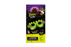 Custom Halloween Monster Glowing PVC Mask Kids Party Favor For Festivals
