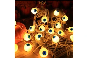 Halloween Decoration Pumpkin Ghostface Design Led String Light Holiday Party Night Lighting Theme Party Supplies
