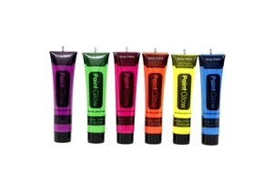 Wholesale UV Neon Black Light Fluorescent Face Paint Party Multiple Colors Body Painting Supplies Makeup