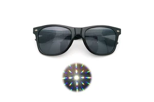 Beckon Custom Heart Effect Diffraction Fireworks Glasses Custom Logo on Frame for Party Light Show Concert Events