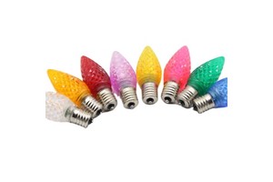 Mini Strawberry Holiday Christmas Light Outdoor Roof Decoration C7 C9 LED Holiday Light Bulb