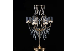 Factory Sales Wedding Table Centerpiece Gold Flower Holder Silver Candelabra Decoration for Indoor Wedding