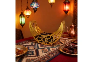 Ramadan Supplies for Arab Countries in the Middle East Eid Al-Fitr Table Decoration Trays for Prayer Month Festival
