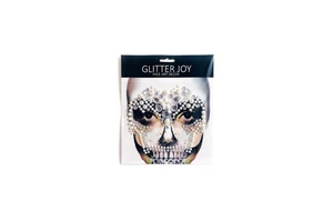 Maquillaje Festival Halloween Face Jewel Rhinestone with Gem Skull Teeth Sticker for Carnival Makeup Body Art