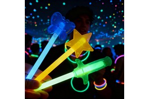 Concert Party Supplies Foil Bag Pack 3 Pcs Party Favor Wand 6 Inch Glow Sticks