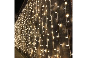 Christmas Party Wedding Ceiling Led Curtain Light Outdoor Curtain Led Christmas Lights Led Outdoor String Lights