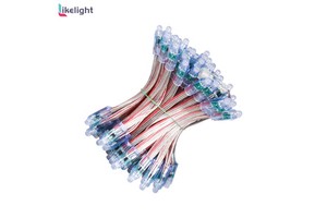 Ic GS8208 Break-point Continuous Transmission Lighting Lamp Christmas LED String Light 50pcs/chain Led Pixel 12V