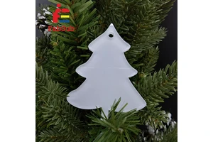 Christmas Acrylic Ornaments Sublimation Custom Blanks Party Decoration Multi Shapes Xmas Ornaments