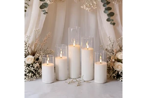Matti's Wholesale Wedding Centerpieces Table Light Decorations Flowers and Led Candle For Decoration Wedding Artificial