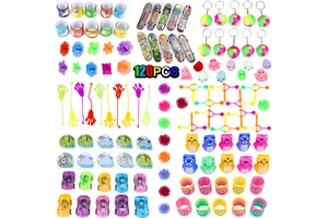 120 Pcs Kids Party Favor Toys Birthday Gifts Goodie Bags Stuffers Pinata Filler
