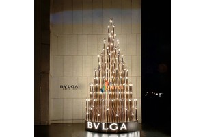 2025 Commercial High Quality Giant Wrought Iron Christmas Tree Design Five-Star Outdoor High-End Christmas Tree