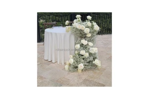 Wedding Centerpiece Decoration Sweetheart Table Flowers White Rose Wedding Flowers