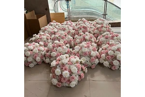FB-PK09 Wedding Centerpieces Table Decorations Organize an Acticity Party Photographic Background pink Rose Artificial Flowers