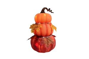 Customized Blown Glass Glowing Pumpkin Halloween Decoration for Party Prop Jiangsu Kanglong