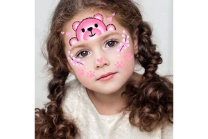 Latest Hot Selling Wholesale WaterTransfer Gold 3d Halloween Decor Masquerade Facemask Sexy Horror Tattoo Stickers