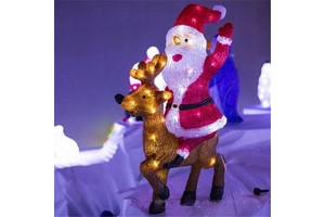 Tree Christmas Decoration Santa Claus Christmas Light for New Year Party