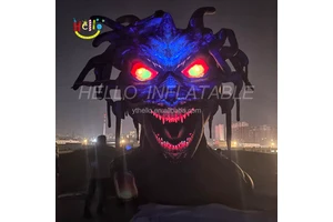 Halloween Inflatable Decoration Giant Inflatable Monster With Led Light