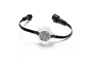 Gemstone Lighting Permanent Outdoor LED Pixel Lights RGBW 24V IP68 for Christmas Decorations House Landscape Lighting 150FT