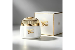 YC New Glass Jar, Storage Jar, In Arabic Style, Can Be Used For Storing Saffron Spices