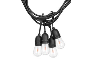 IP65 Waterproof Outdoor LED String Light 100m Linkable Warm White S14 Bulb for Garden Party Christmas Holiday Decorations 6W