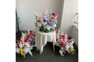 Colorful Flower Wedding Centerpieces & Table Decorations Elegant Aisle Arrangements for Decoration