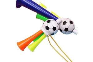 Party and Holiday Supplies Portable Plastic Horn Competition Atmosphere Props Football Game Cheering Horn Party Decorations