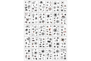 Chinese Factory OEM High Quality Printing Make Your Own Logo Design Body Temp Tattoos Custom Party Face Stickers & Paint