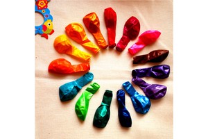 #party Favors#50pcs 10-inch 1.2g Good Quality Colorful Metallic Party Balloon