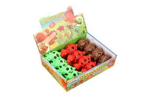 Hot Selling Kawaii Dinosaur Anti-Stress Fidget Steamed Stuffed Squeeze Toy TPR Soft Slow Rising Novelty Gag Toys for Children